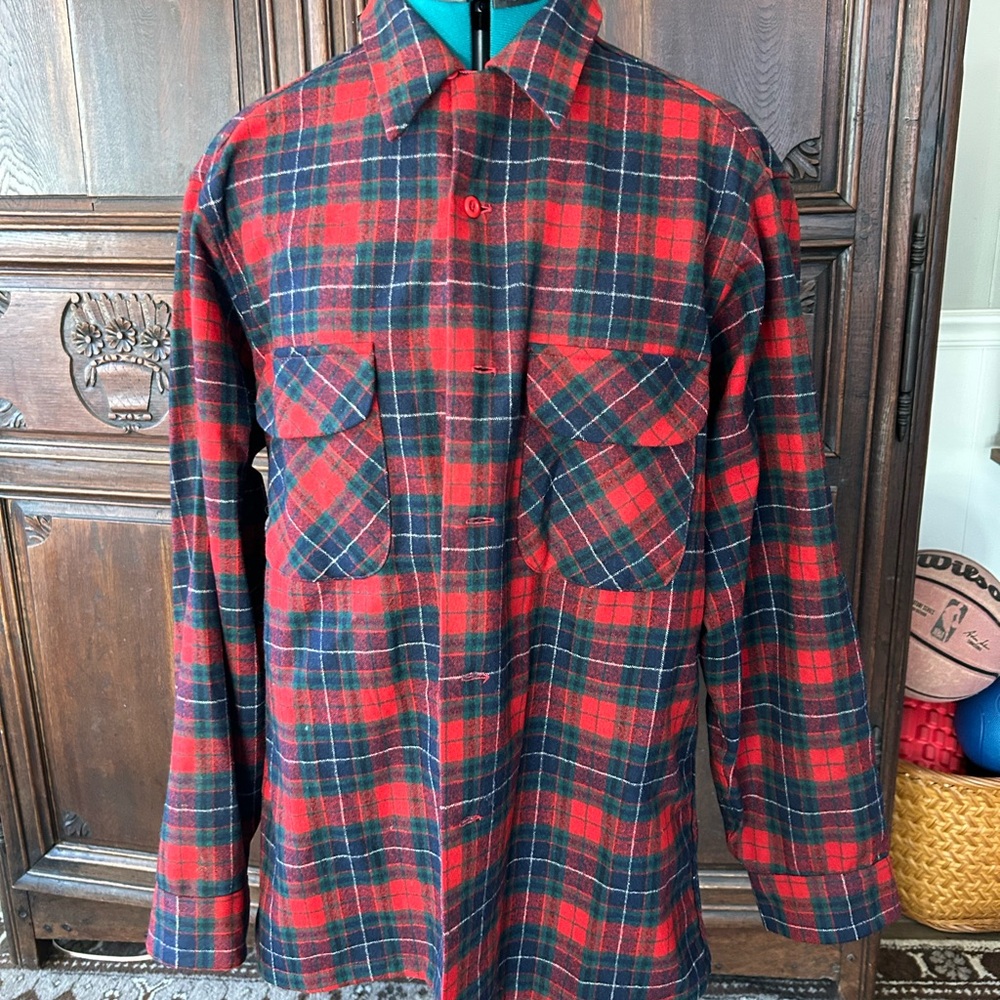 Lot of Pendleton vintage wools to choose from-8 shirts 1 non-Pendleton wool pant